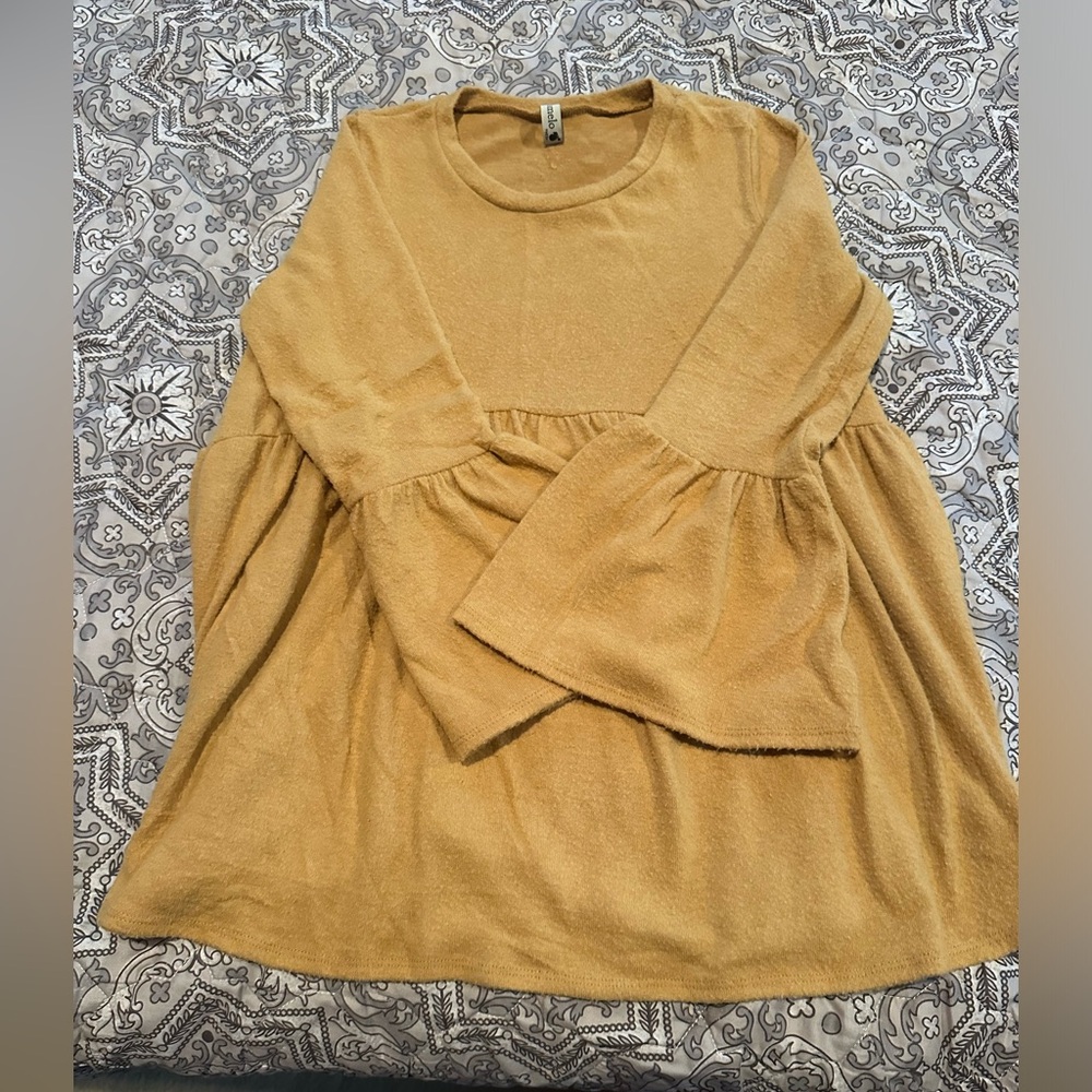 Pomelo Mustard Kids Tunic